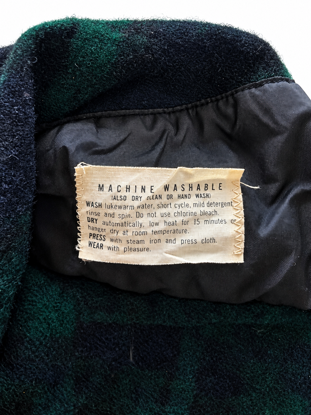 PENDLETON SHIRT ★ BLACK WATCH / 1970s ★ VINTAGE