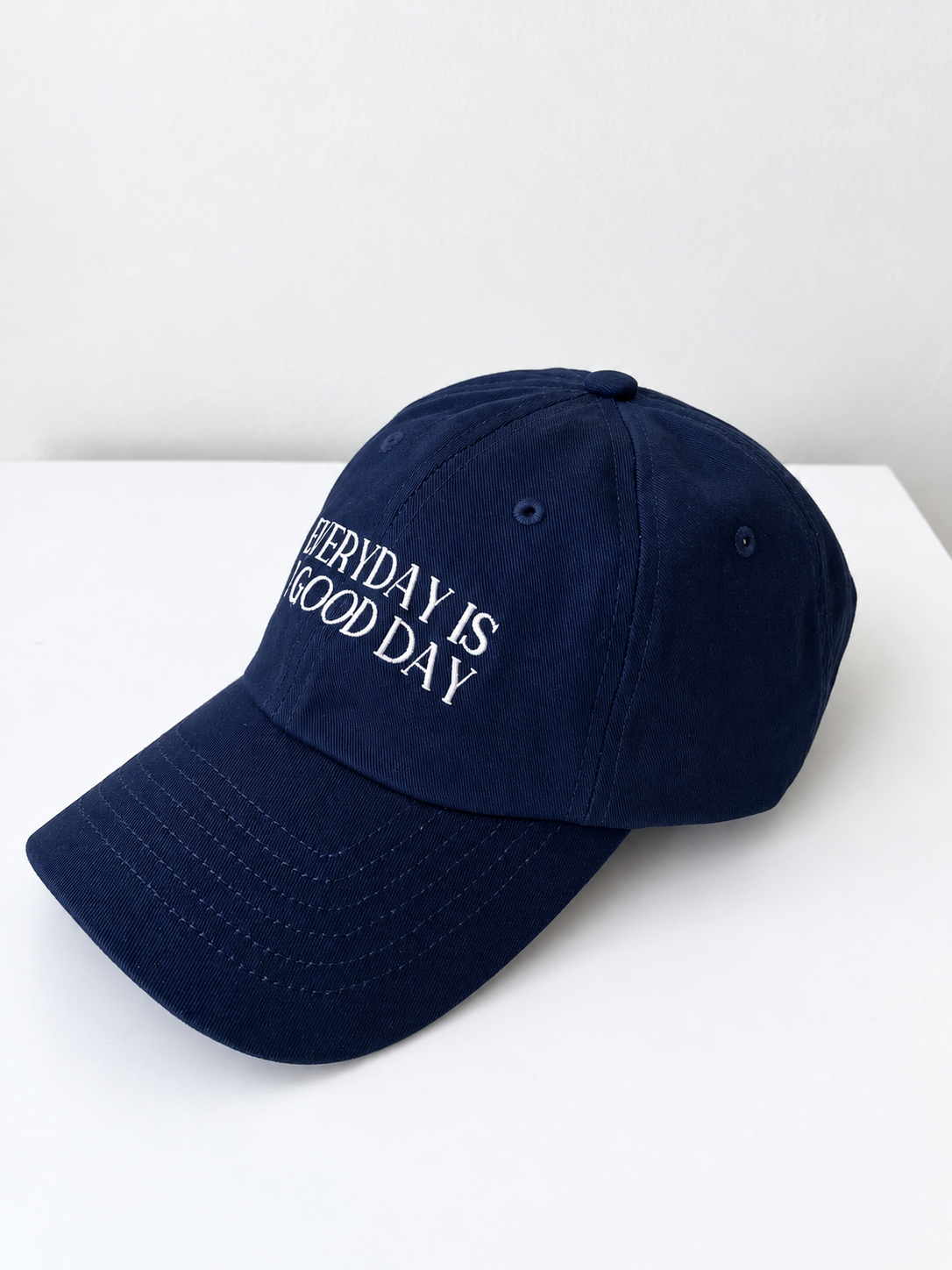 GOOD DAY Embroidery CAP Navy