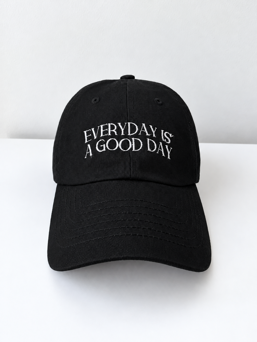 GOOD DAY Embroidery CAP Black【UNISEX】
