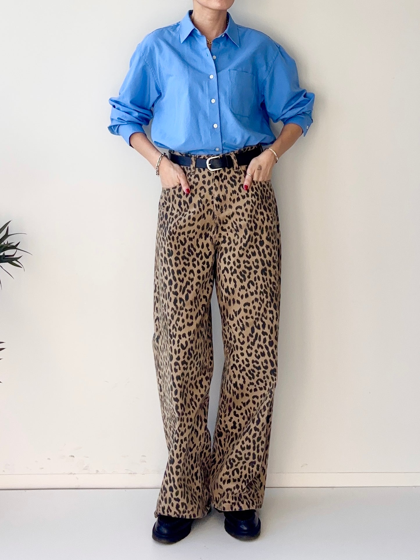 NINA LEOPARD PANTS