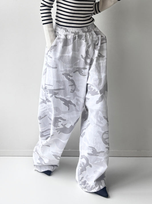 JOE CAMO PANTS WHITE