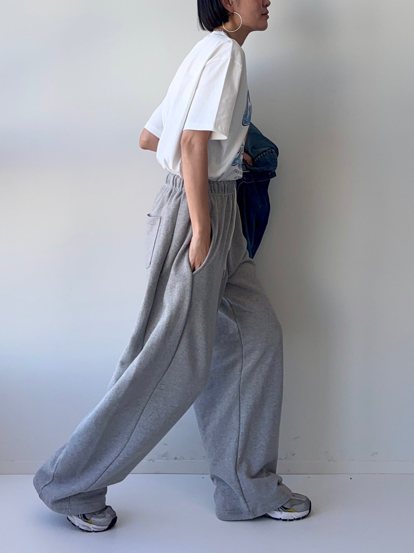 BIBI SWEAT BAGGY PANTS ★早割5%オフ 5/10まで★EARLYBIRD 5%OFF until May 10.