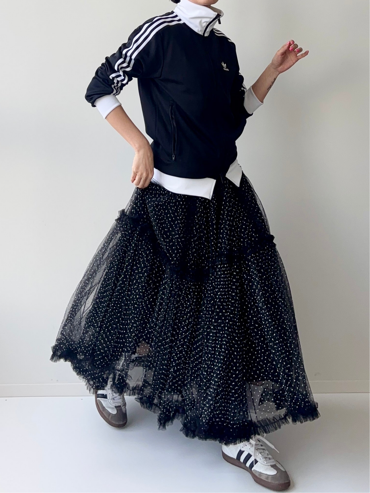 ★再入荷★MINI DOTS TULLE SKIRT