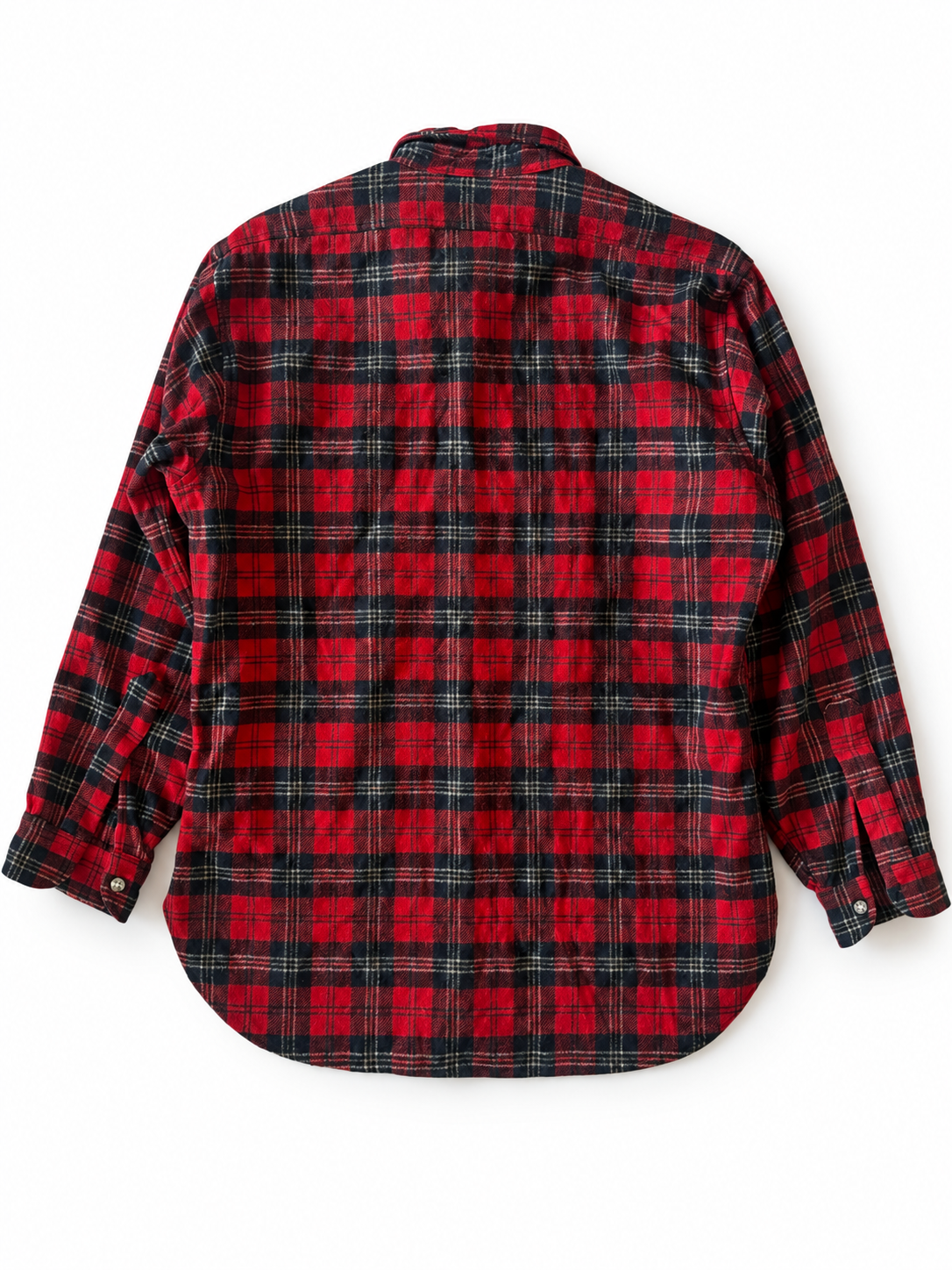 PENDLETON SHIRT ★ RED CHECK / 1970s ★ VINTAGE