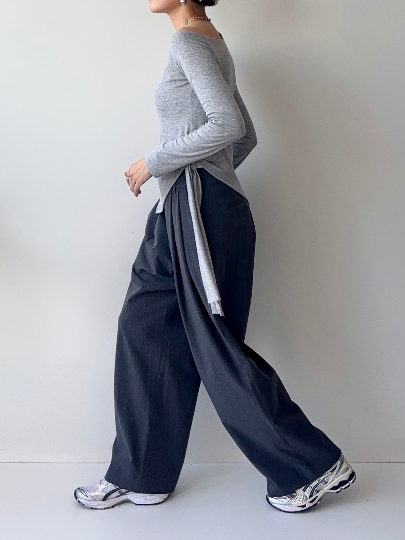 LUNA Off-Shoulder TOPS Grey【9月24日 発送予定】 ☆早割5%~9/20まで☆Early Bird  5%OFF until September 20.