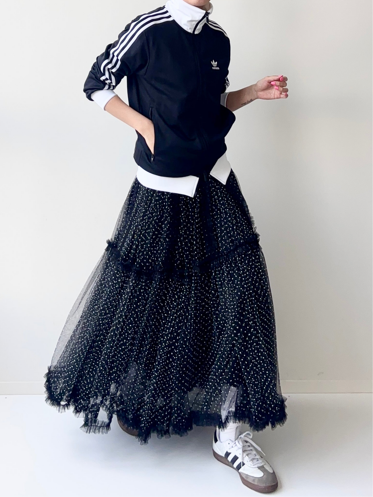 ★再入荷★MINI DOTS TULLE SKIRT