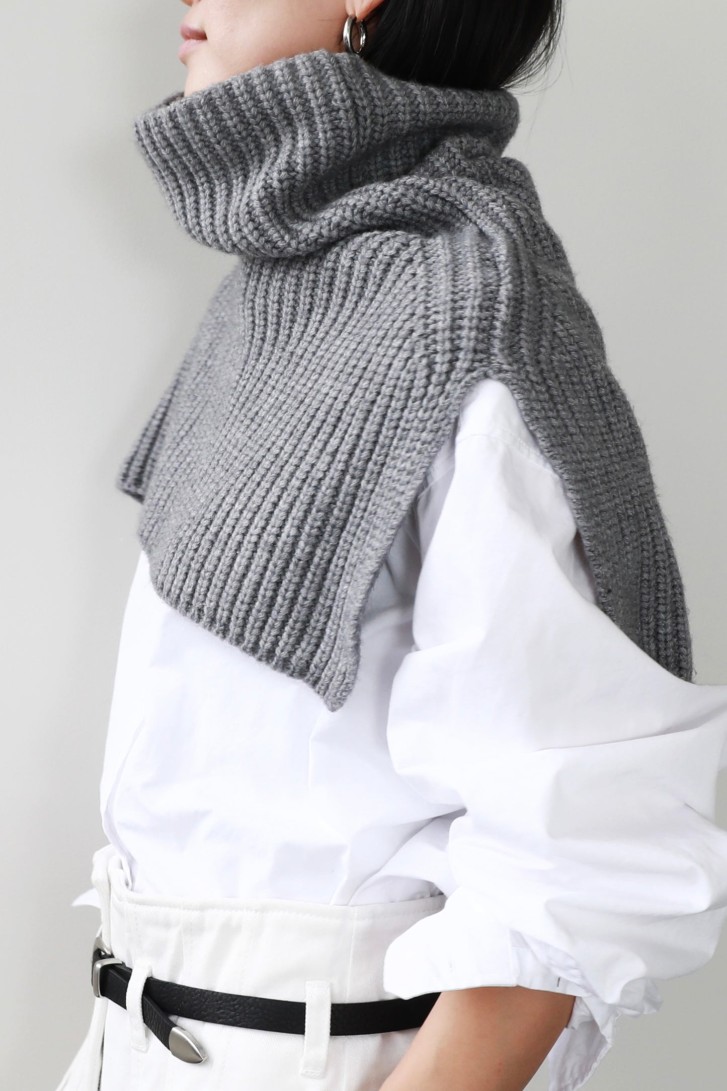 BRIT NECK WARMER Grey