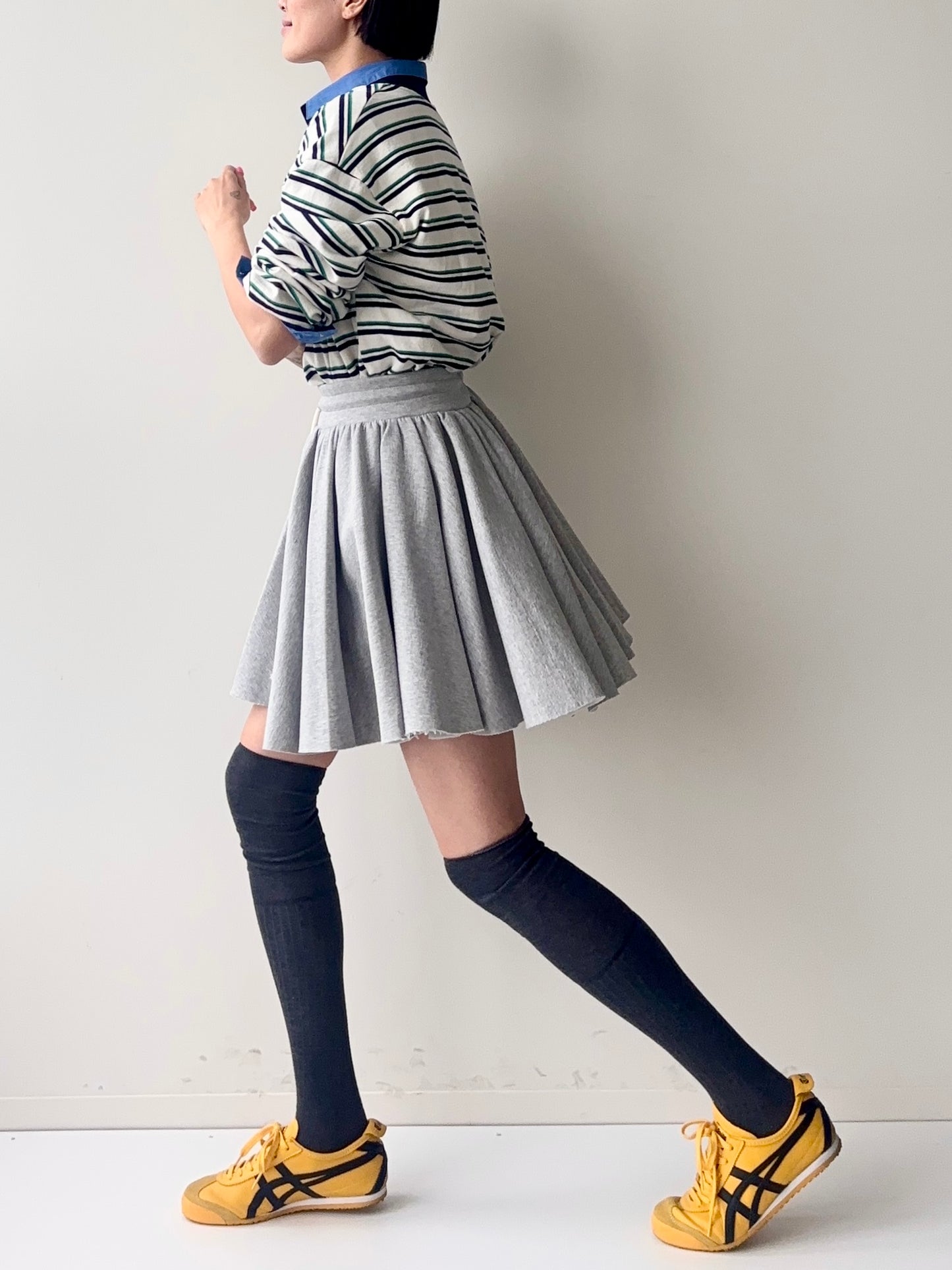 VICKY SWEAT FLARE SKIRT ★早割5%オフ 5/10まで★EARLYBIRD 5%OFF until May 10.