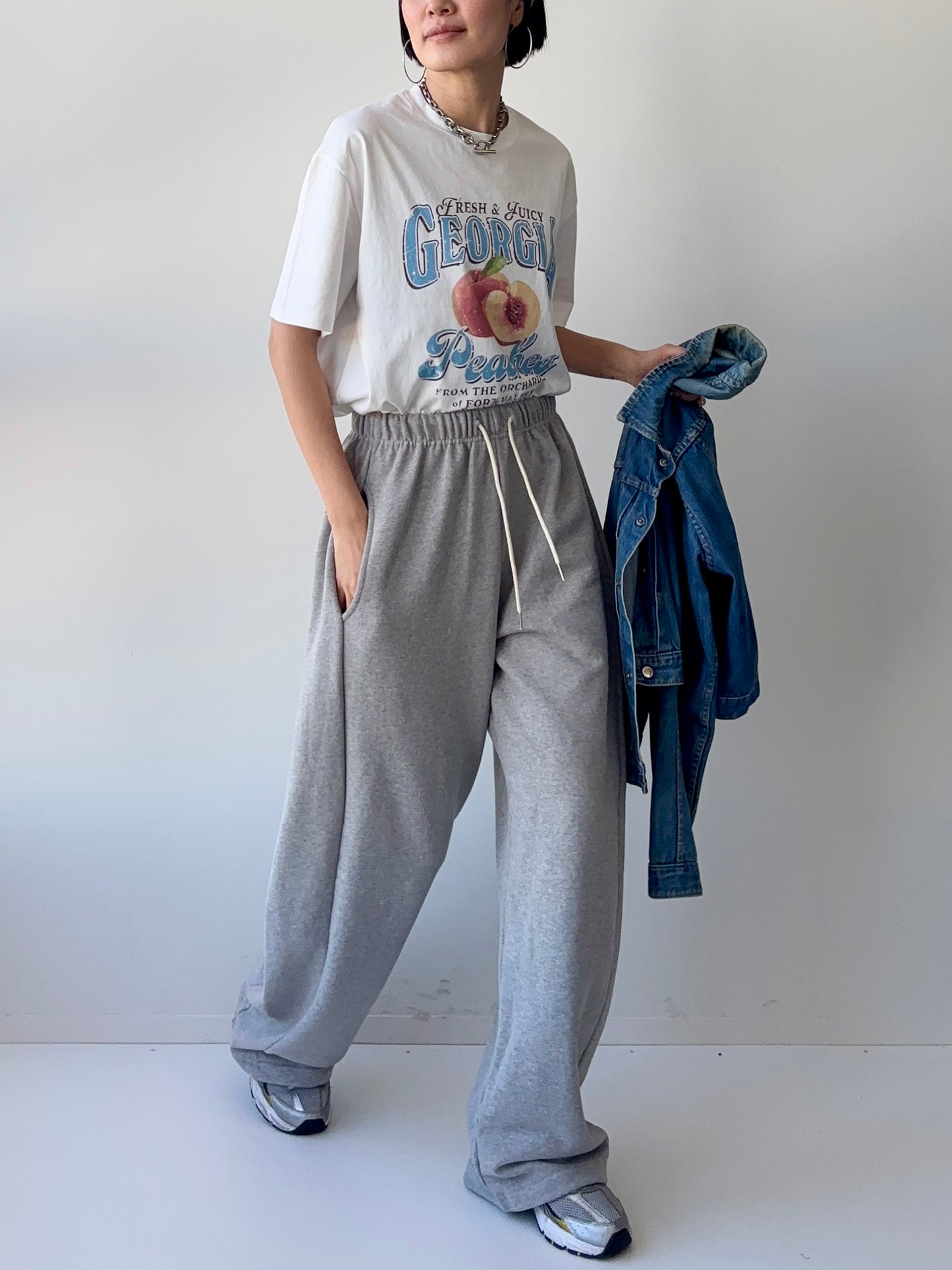 BIBI SWEAT BAGGY PANTS ★早割5%オフ 5/10まで★EARLYBIRD 5%OFF until May 10.