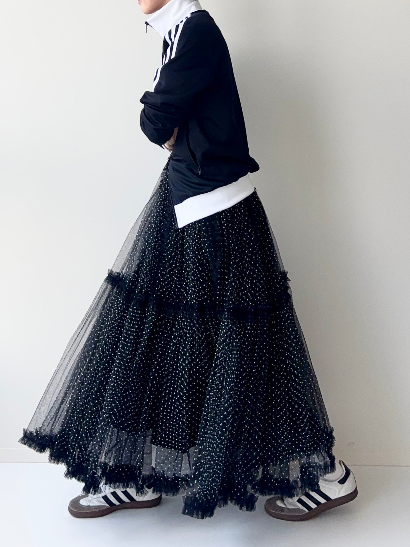 ★再入荷★MINI DOTS TULLE SKIRT