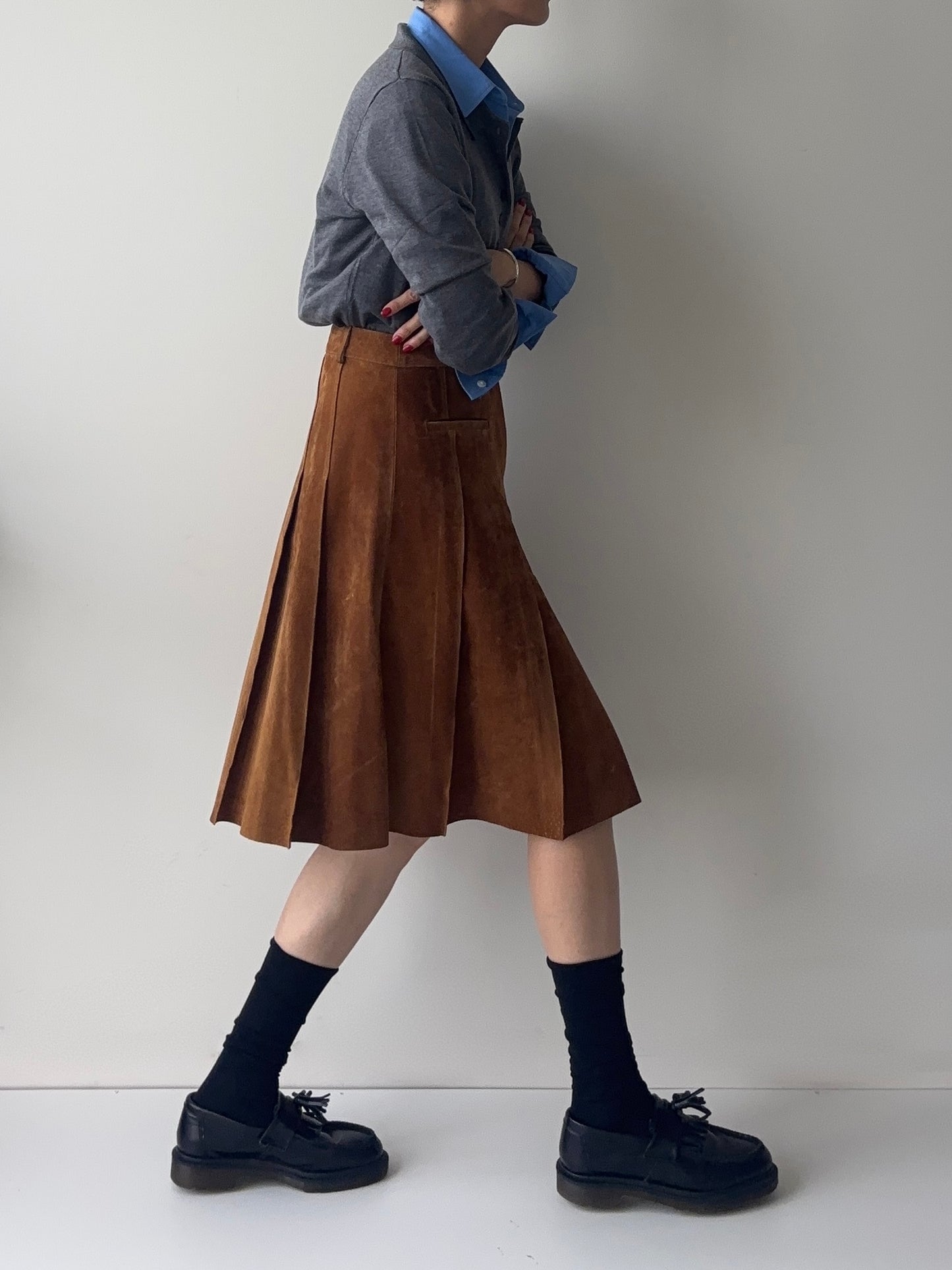 MILA SUEDE SKIRT★10/15~順次出荷予定★Shipped on October 15.