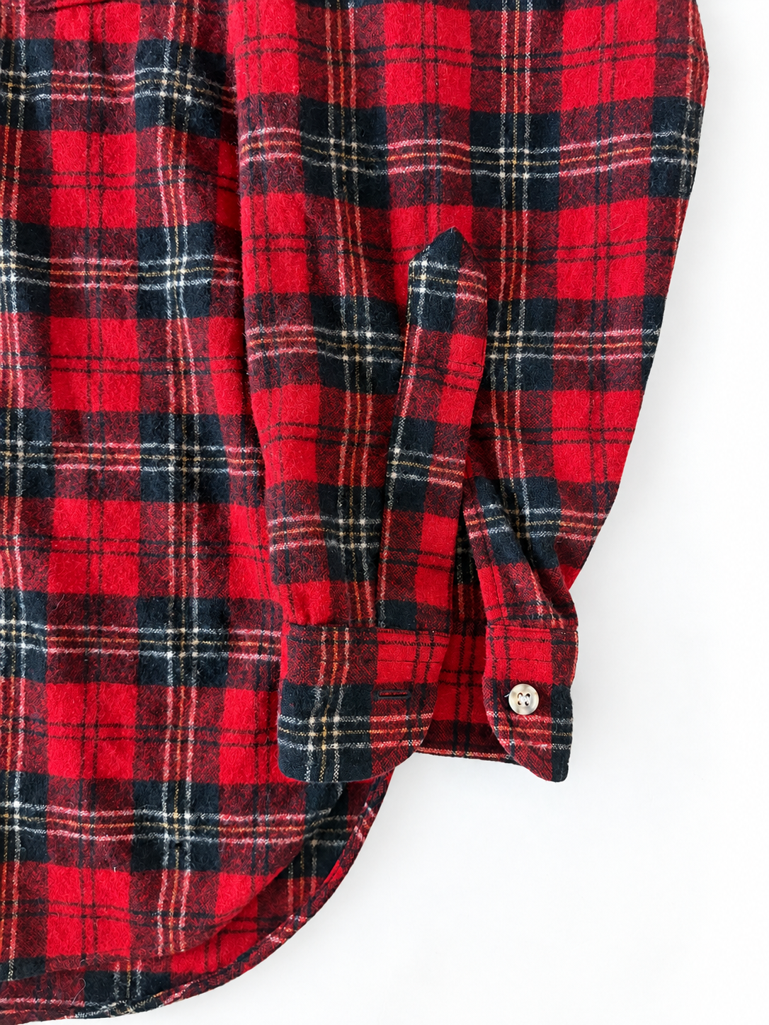 PENDLETON SHIRT ★ RED CHECK / 1970s ★ VINTAGE
