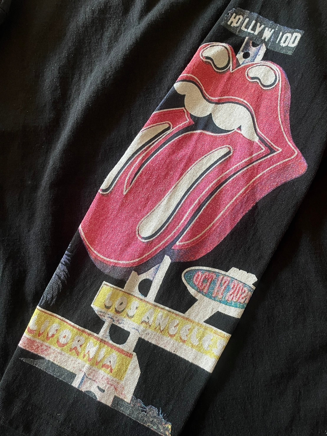 ROLLING STONES T-SHIRTS Black UNISEX【SELECTED ITEM】