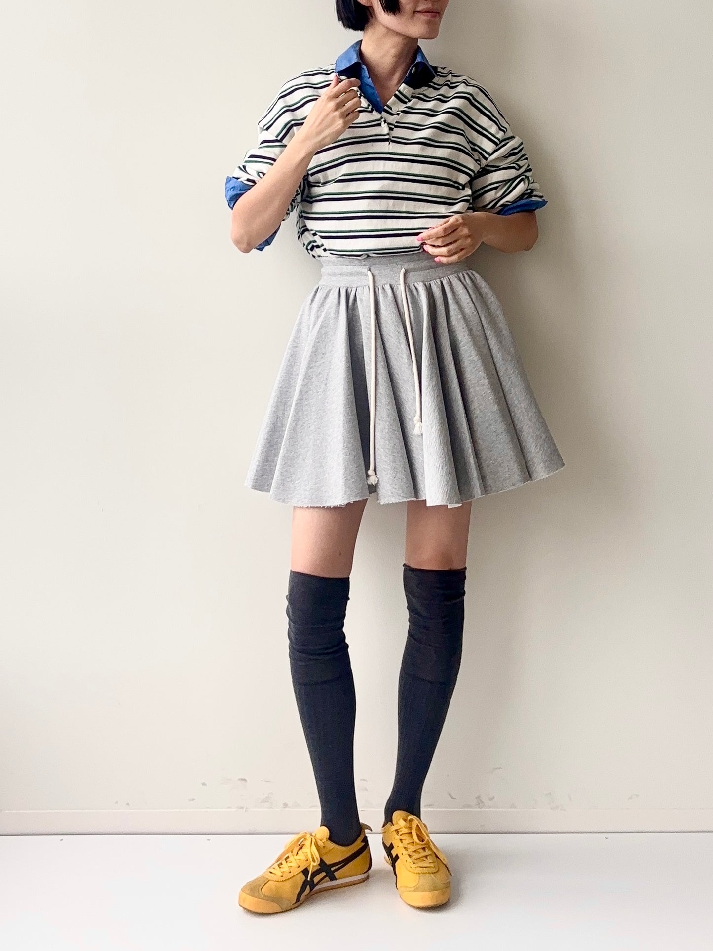VICKY SWEAT FLARE SKIRT ★早割5%オフ 5/10まで★EARLYBIRD 5%OFF until May 10.