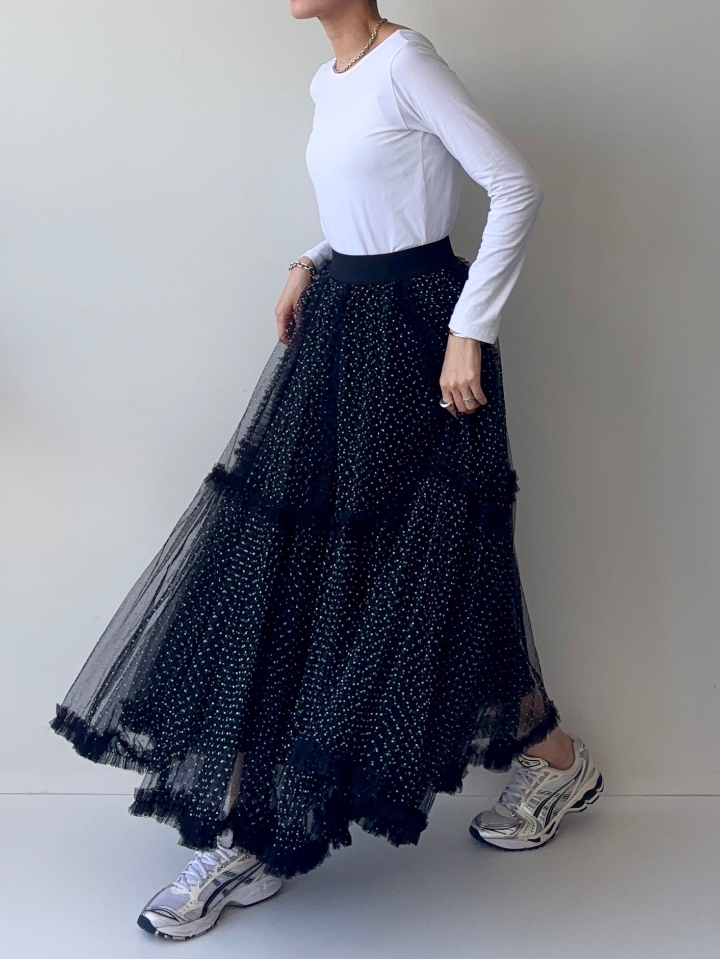 ★再入荷★MINI DOTS TULLE SKIRT