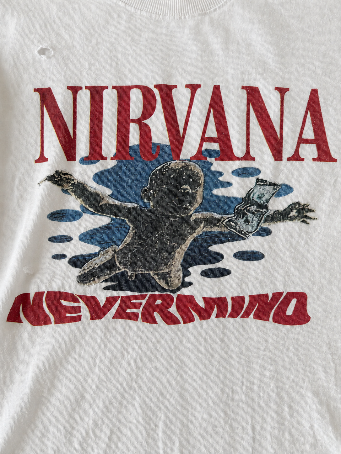 NIRVANA T-SHIRTS UNISEX WHITE