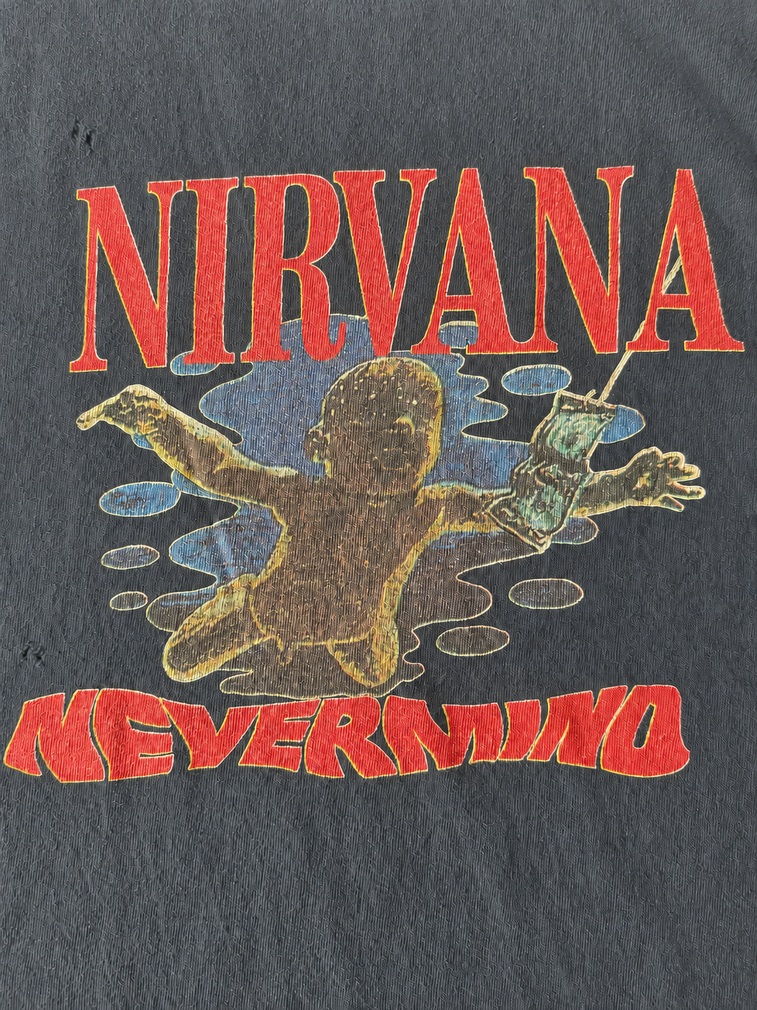 NIRVANA T-SHIRTS UNISEX NAVY