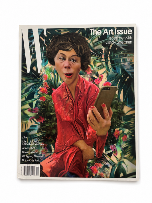 W Magazine December 2017 The Art Issue Cindy Sherman cover