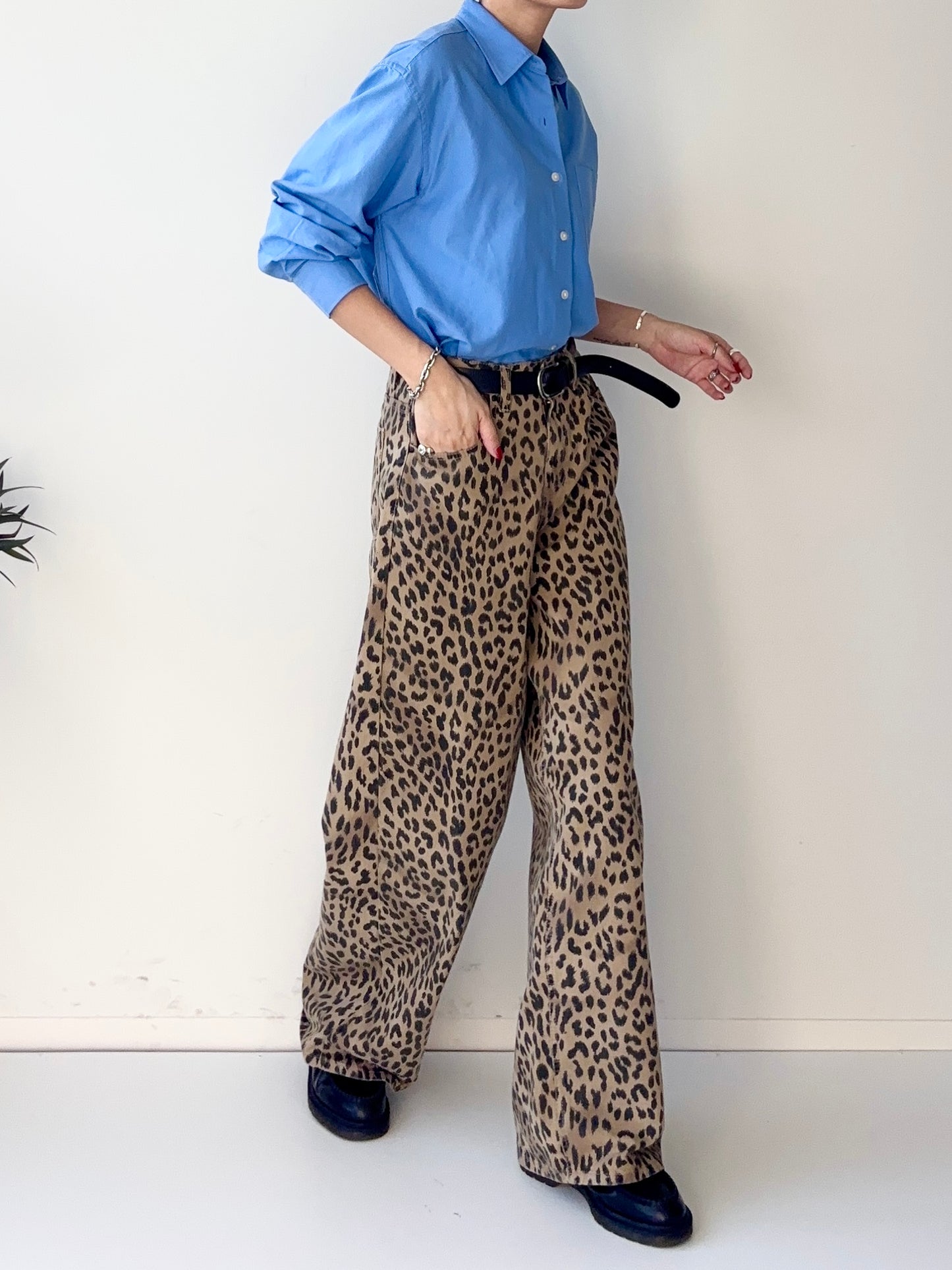 NINA LEOPARD PANTS