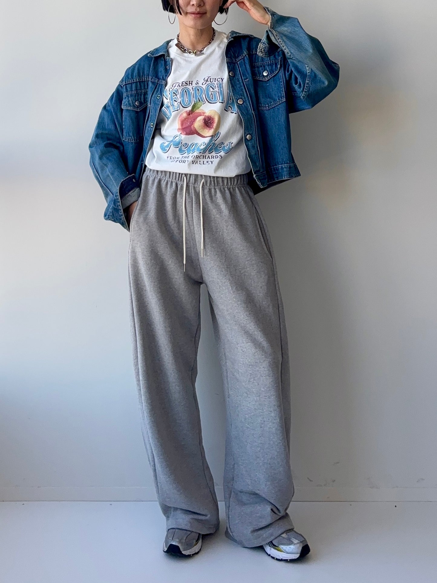 BIBI SWEAT BAGGY PANTS ★早割5%オフ 5/10まで★EARLYBIRD 5%OFF until May 10.