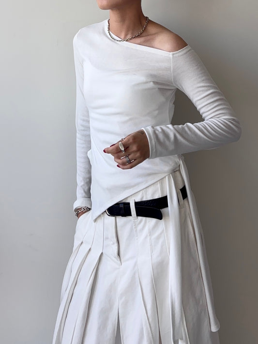 LUNA Off-Shoulder TOPS Grey 【9月24日 発送予定】 ☆早割5%~9/20まで☆Early Bird  5%OFF until September 20.