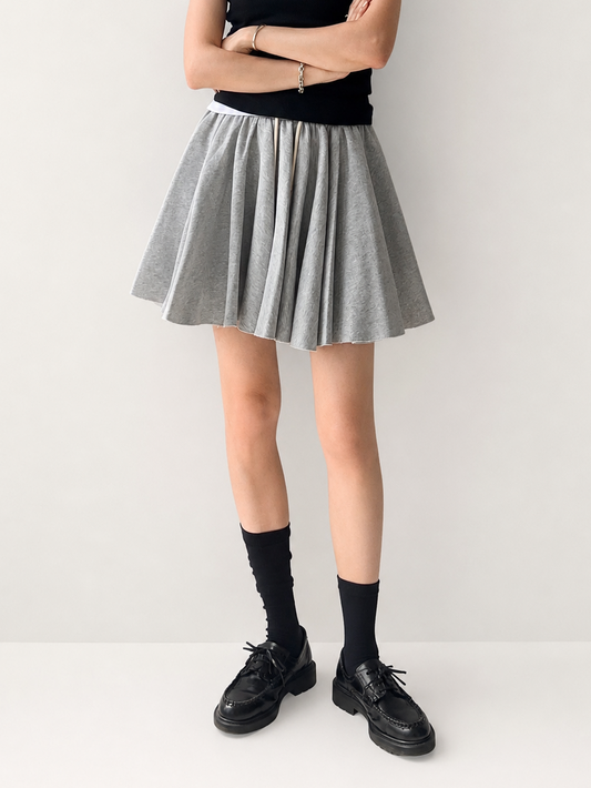 VICKY SWEAT FLARE SKIRT