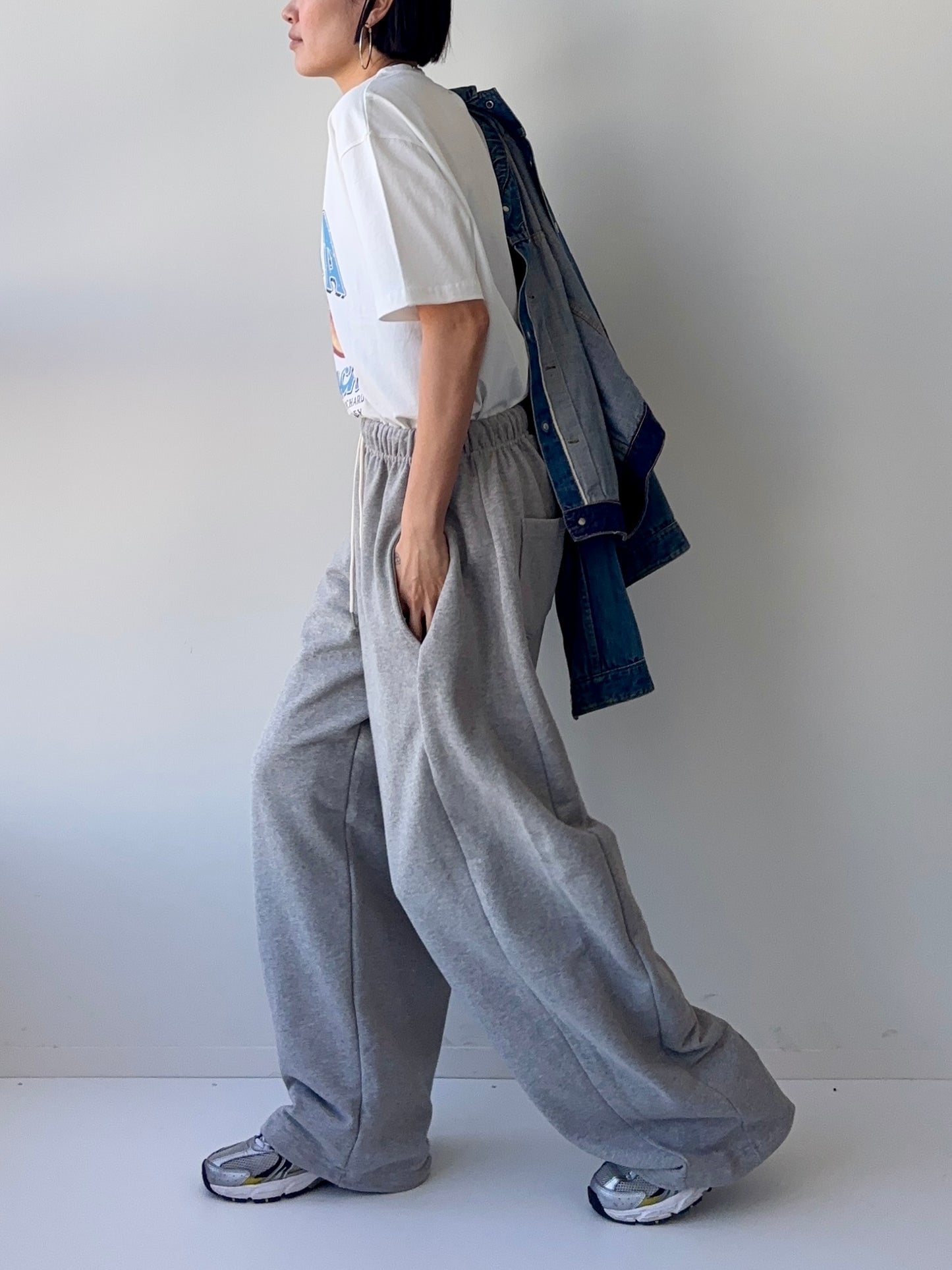 BIBI SWEAT BAGGY PANTS ★早割5%オフ 5/10まで★EARLYBIRD 5%OFF until May 10.