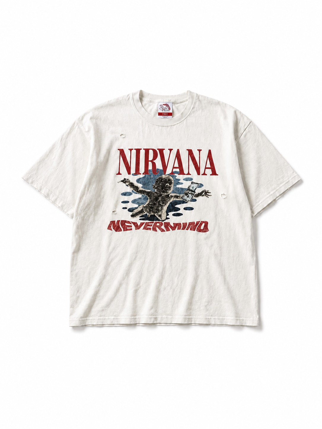 NIRVANA T-SHIRTS UNISEX WHITE