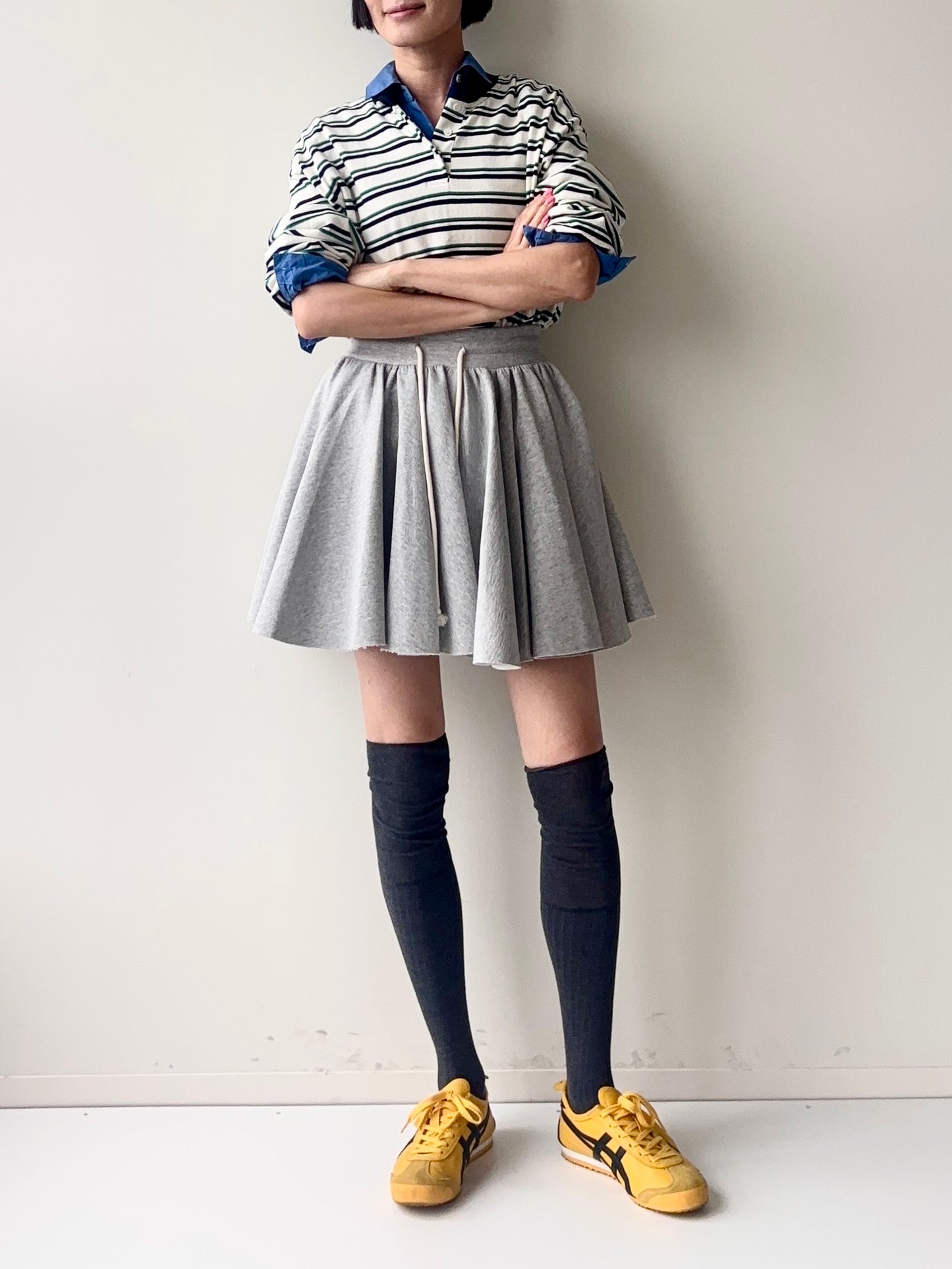 VICKY SWEAT FLARE SKIRT ★早割5%オフ 5/10まで★EARLYBIRD 5%OFF until May 10.