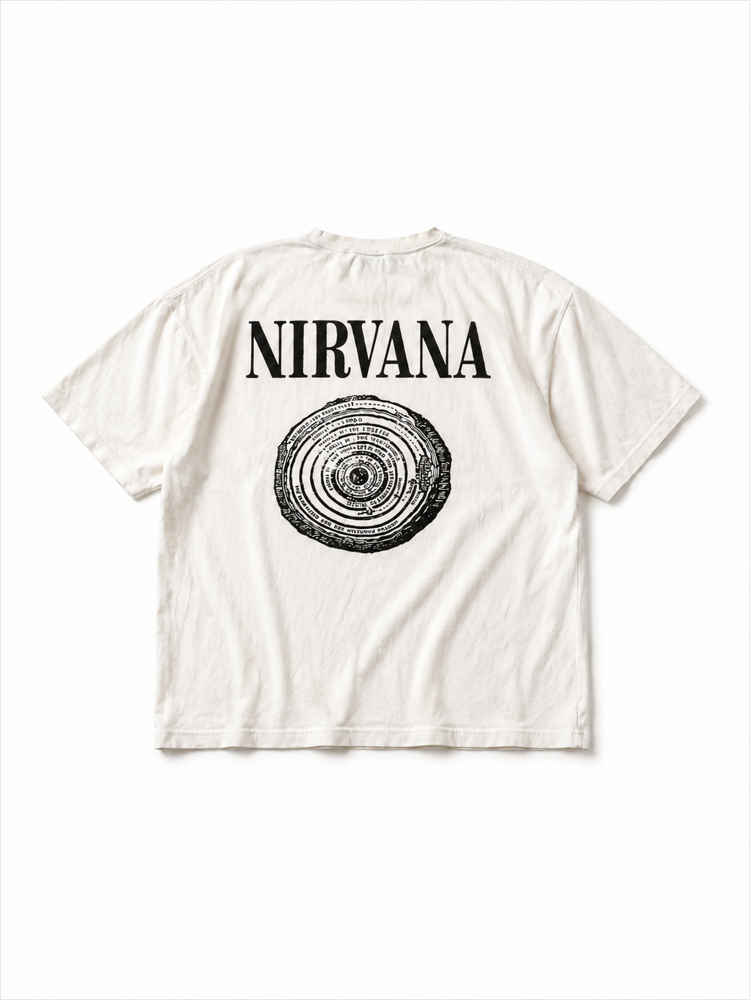 NIRVANA T-SHIRTS UNISEX WHITE
