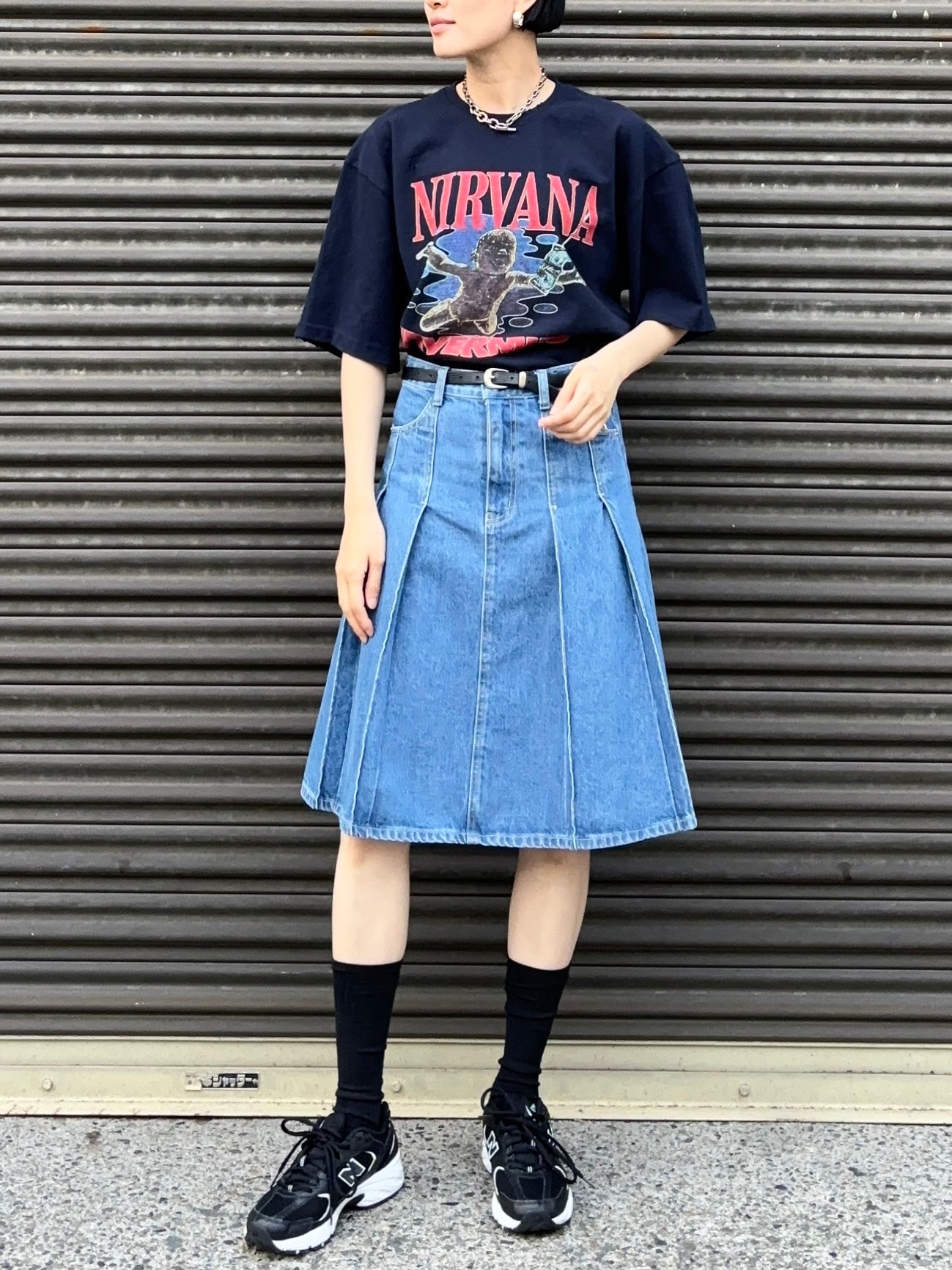 NIRVANA T-SHIRTS UNISEX NAVY