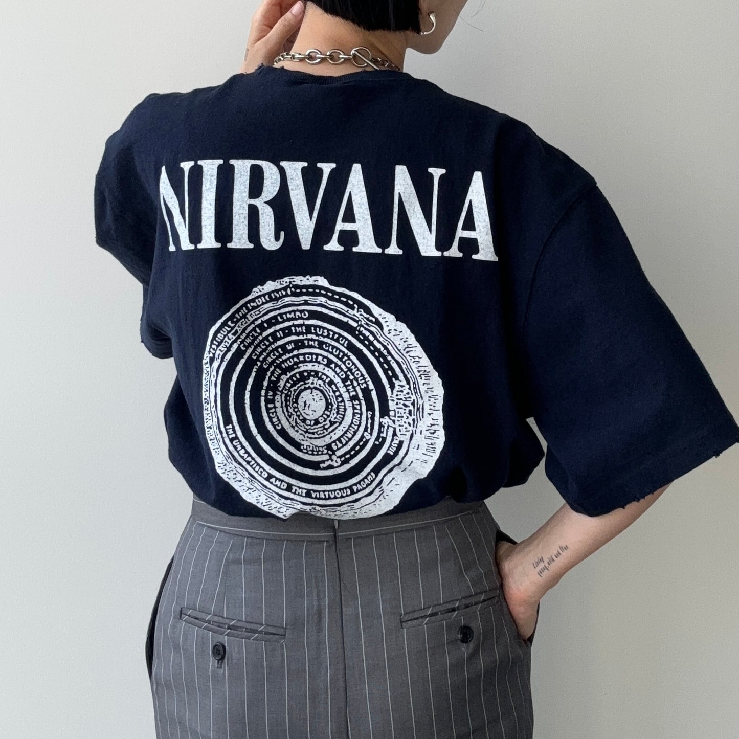 NIRVANA T-SHIRTS UNISEX NAVY