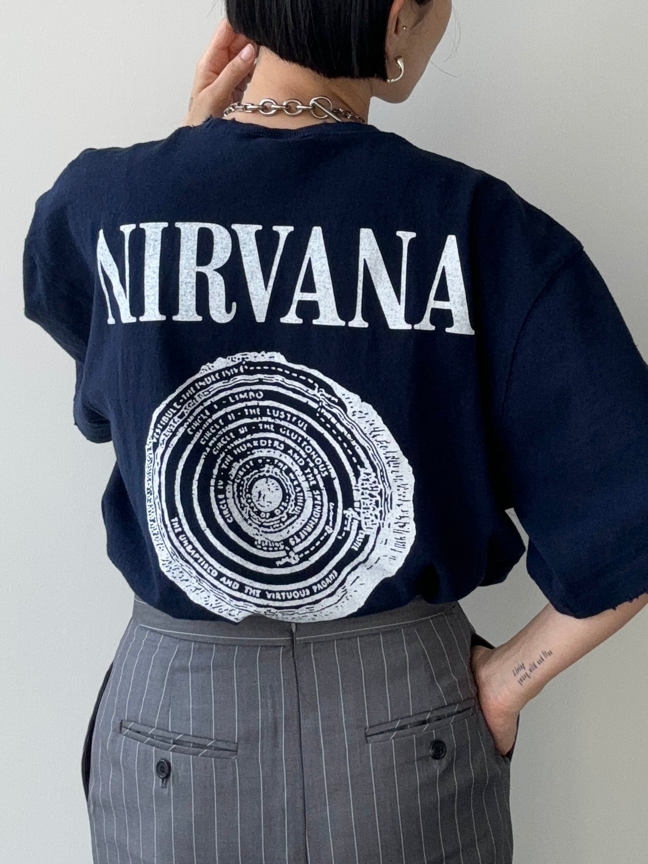 NIRVANA T-SHIRTS UNISEX NAVY