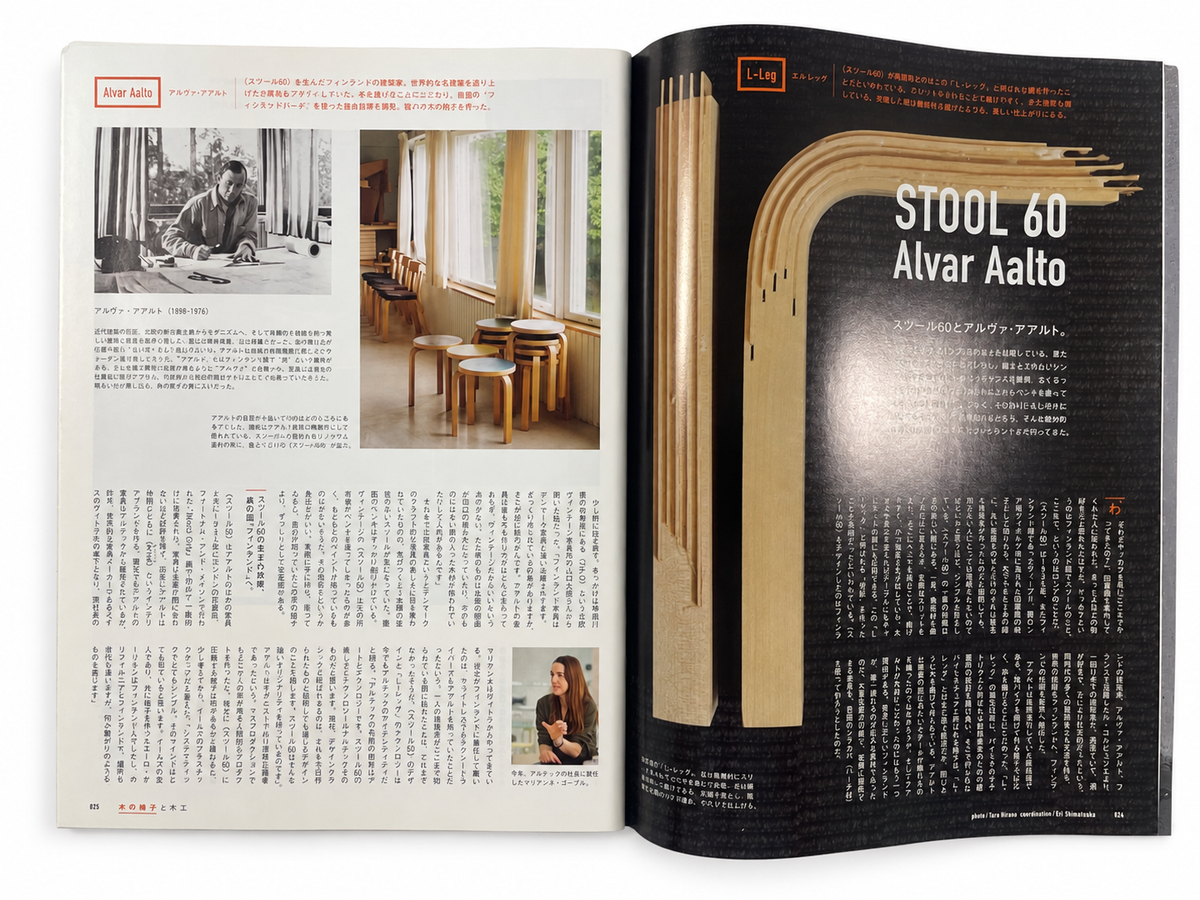 BRUTUS No.788 – 木の椅子と木工