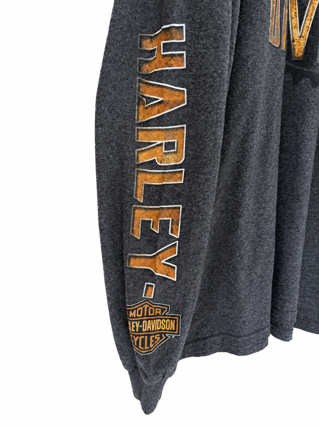 HARLEY-DAVIDSON SALT LAKE CITY LONG SLEEVE T-SHIRT★CHARCOAL 2XL ★ USED ITEM