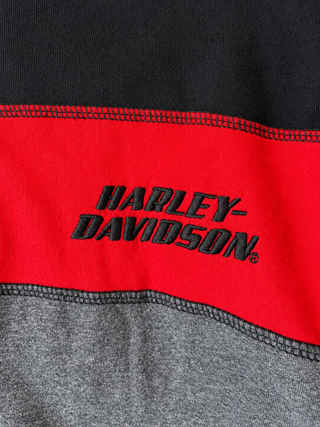 HARLEY-DAVIDSON ★ BLACK & RED ★ XL ★ VINTAGE