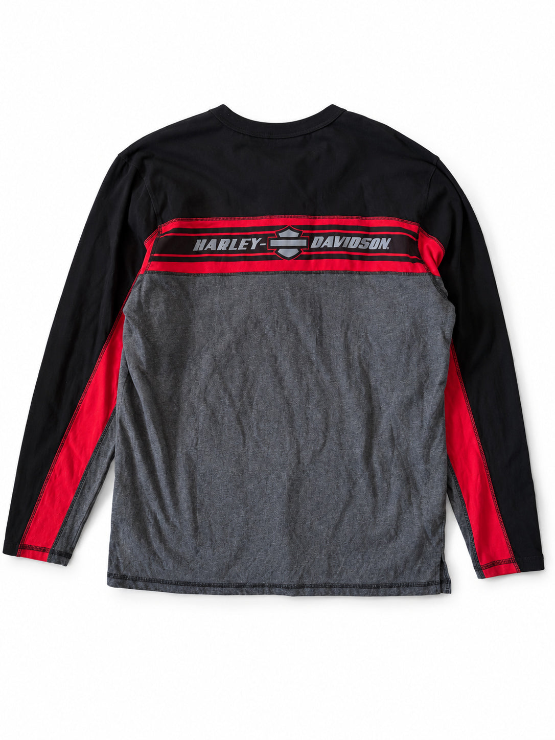 HARLEY-DAVIDSON ★ BLACK & RED ★ XL ★ VINTAGE