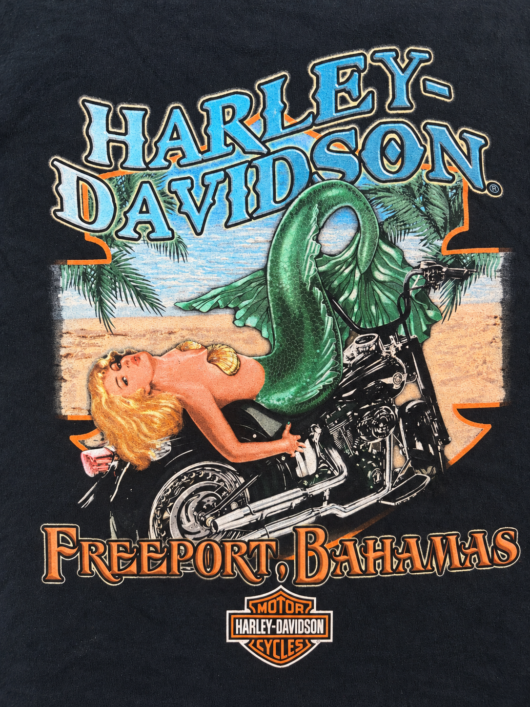 HARLEY-DAVIDSON｜FREEPORT BAHAMAS Graphic T-Shirt ★ XL ★USED