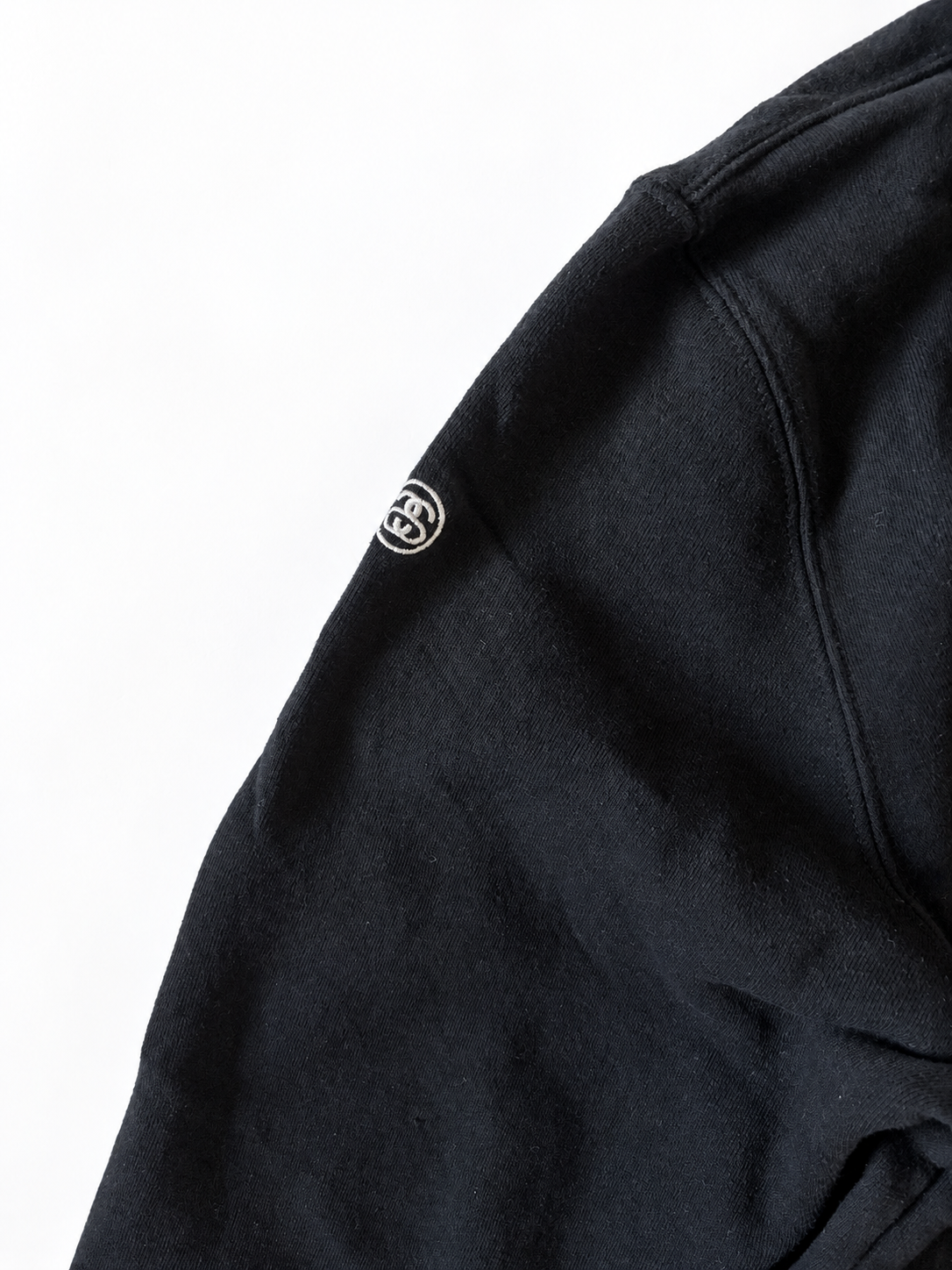 STUSSY TONAL APPLIQUÉ HOODIE ★ USED