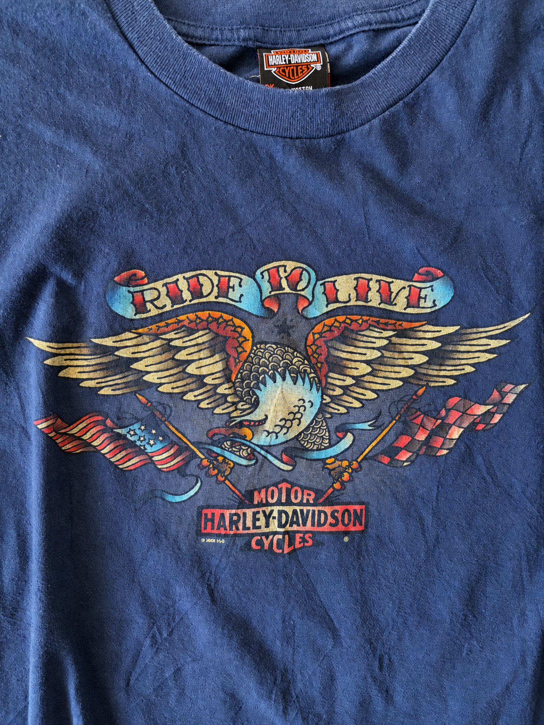 HARLEY-DAVIDSON | Niagara Falls Graphic T-Shirt ★ 4XL ★USED