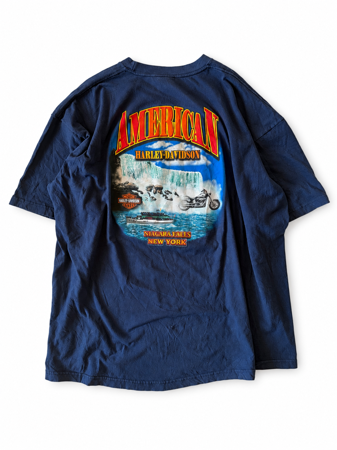 HARLEY-DAVIDSON | Niagara Falls Graphic T-Shirt ★ 4XL ★USED