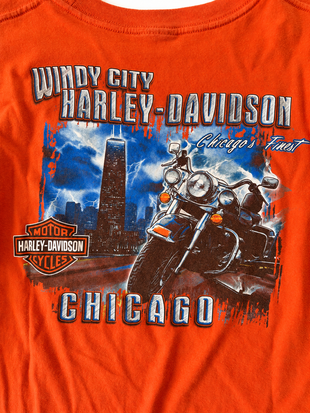 HARLEY-DAVIDSON★  “CHICAGO” ORANGE★ USED ITEM