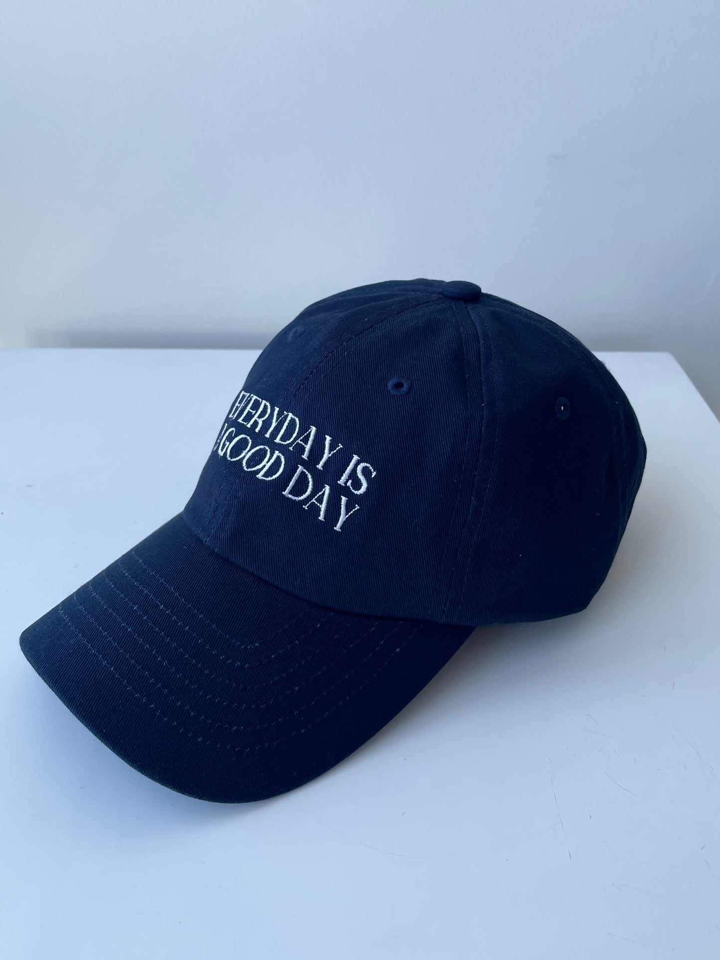 GOOD DAY Embroidery CAP Navy